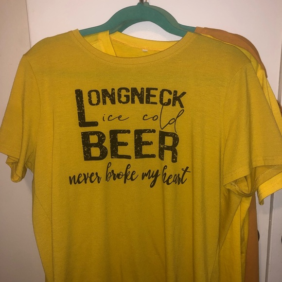 Yellow graphic t shirts (4) - Picture 4 of 4